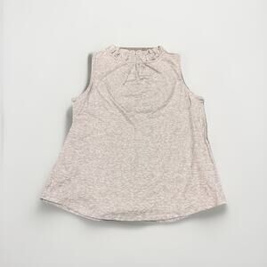 Ann Taylor Sleeveless Mock Turtleneck Size XS Gray